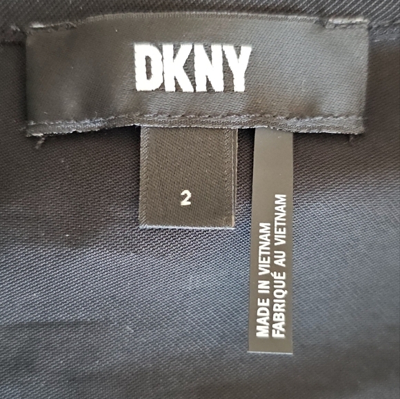 🆕DKNY Front Zip Twill Jumpsuit Size 2 NWT - Picture 7 of 7